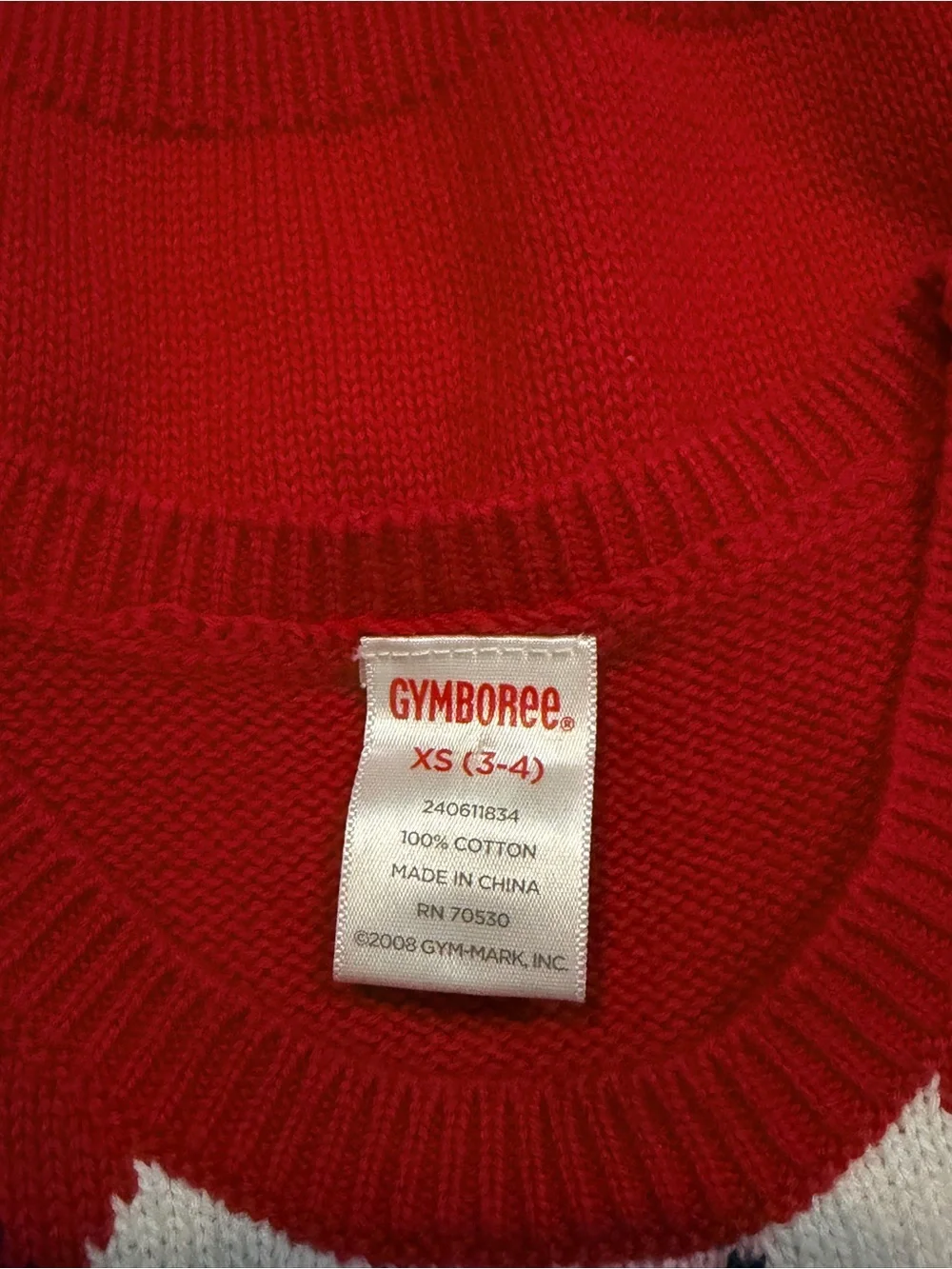 Gymboree New York Girl Red & White Pink Argyle Knit sleeveless vest